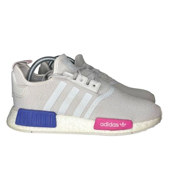 Adidas NMD_R1 EE6674 Grey Pink Running Sneakers Shoes Womens Size 8.5 - Picture 2 of 9